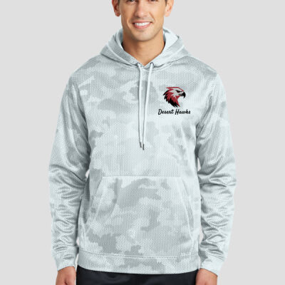 Adult Camohex Hoodie - Desert Hawks - Black Thumbnail