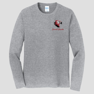 Adult Long Sleeve Shirt - Desert Hawks - Maroon Thumbnail