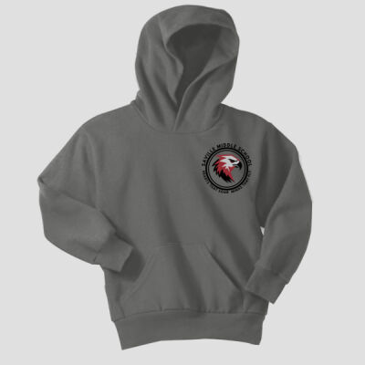Youth Hoodie - School Logo - Black Thumbnail