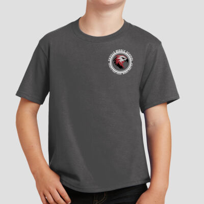 Youth T-Shirt - School Logo - White Thumbnail