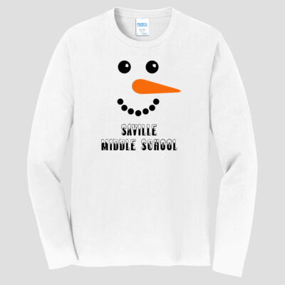 Adult Long Sleeve Shirt - Winter Holidays - Snowman Thumbnail