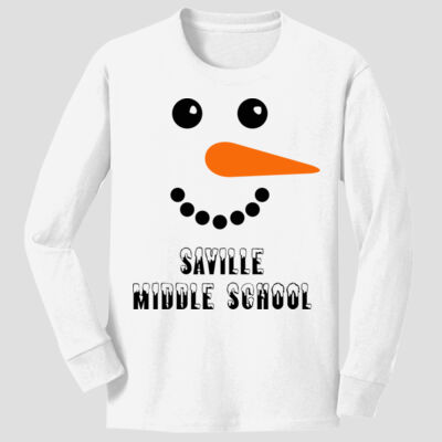 Youth Long Sleeve Shirt - Winter Holidays - Snowman Thumbnail