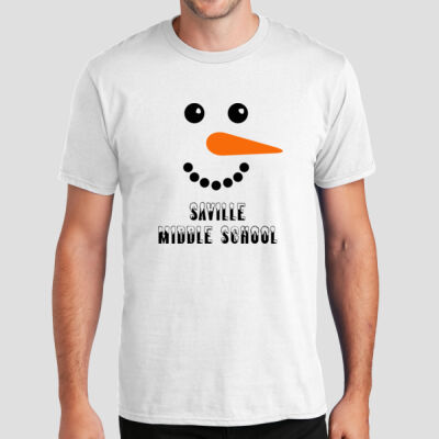 Adult T-Shirt - Winter Holidays - Snowman Thumbnail
