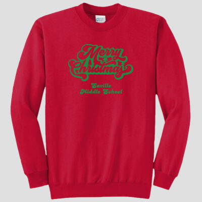 Adult Crewneck - Winter Holidays - Merry Christmas - Green Thumbnail