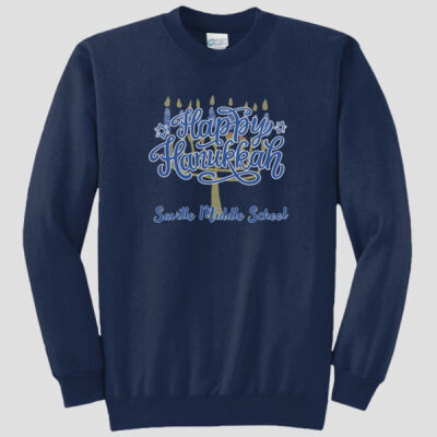 Adult Crewneck - Winter Holidays - Happy Hanukkah Thumbnail