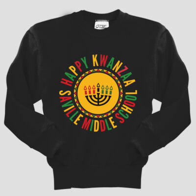 Youth Crewneck - Winter Holidays - Happy Kwanzaa Thumbnail