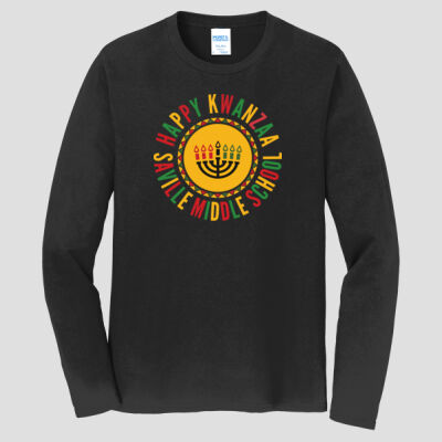 Adult Long Sleeve Shirt - Winter Holidays - Happy Kwanzaa Thumbnail