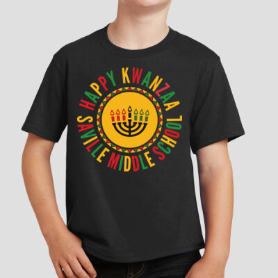 Youth T-Shirt - Winter Holidays - Happy Kwanzaa Thumbnail