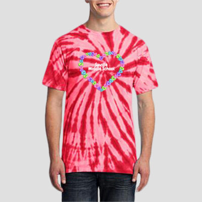 Adult Tie-Dye T-Shirt - Spring - Candy Hearts Thumbnail