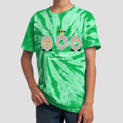 Youth Tie-Dye T-Shirt - Spring - Leprechaun's Thumbnail
