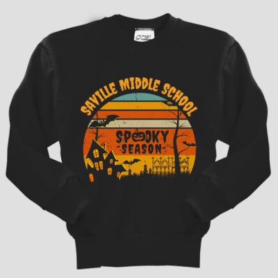 Youth Crewneck - Fall - Haunted House Thumbnail