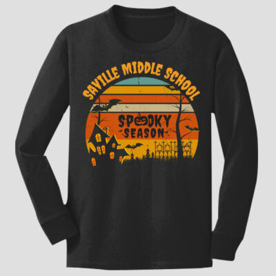 Youth Long Sleeve Shirt - Fall - Haunted House Thumbnail