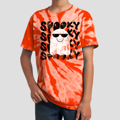 Youth Tie-Dye T-Shirt - Fall - Cool Ghost Thumbnail