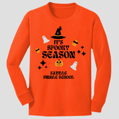 Youth Long Sleeve Shirt - Fall - Its Spooky Season Thumbnail