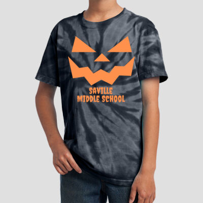 Youth Tie-Dye T-Shirt - Fall - Jacko Lantern Orange Thumbnail