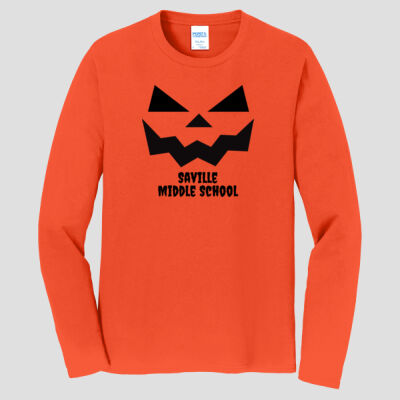 Adult Long Sleeve Shirt - Fall - Jacko Lantern Black Thumbnail