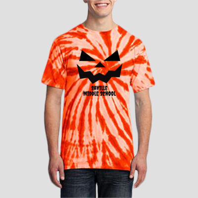 Adult Tie-Dye T-Shirt - Fall - Jacko Lantern Black Thumbnail