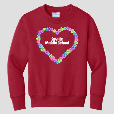 Youth Crewneck - Spring - Candy Hearts Thumbnail