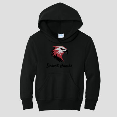 Youth Hoodie - Desert Hawks - Black Thumbnail
