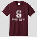 Youth Maroon T-Shirt - Saville Thumbnail