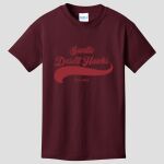 Youth Maroon T-Shirt - Saville Thumbnail