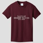 Youth Maroon T-Shirt - Saville Thumbnail