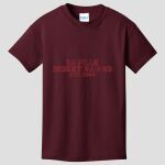 Youth Maroon T-Shirt - Saville Thumbnail