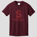 Youth Maroon T-Shirt - Saville Thumbnail
