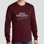 Adult Maroon Long Sleeve Shirt - Saville Thumbnail