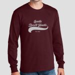 Adult Maroon Long Sleeve Shirt - Saville Thumbnail