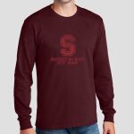 Adult Maroon Long Sleeve Shirt - Saville Thumbnail