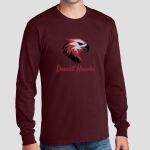 Adult Maroon Long Sleeve Shirt - Saville Thumbnail