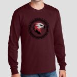 Adult Maroon Long Sleeve Shirt - Saville Thumbnail